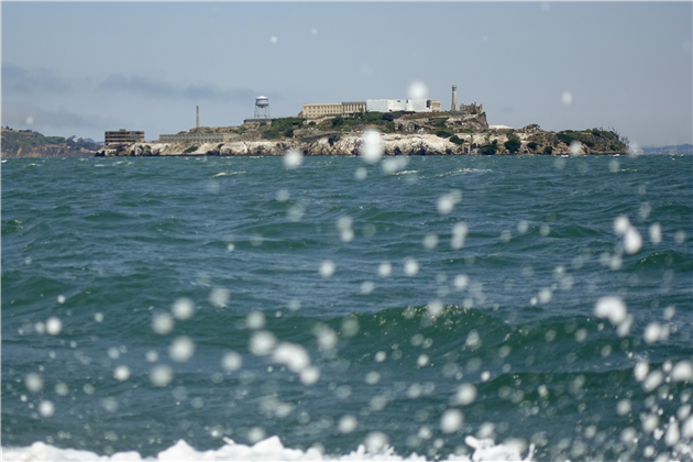 Alcatraz through Spray