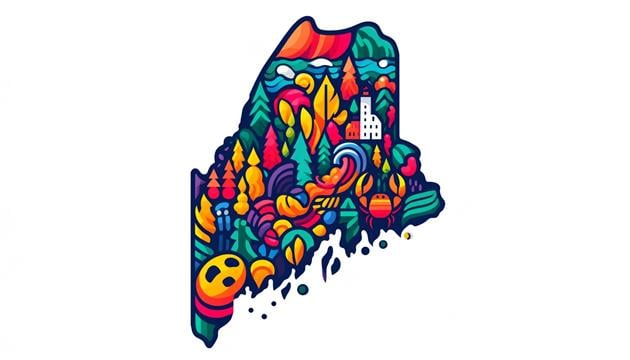 Illustration of Maine