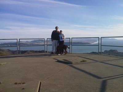 Rob, Gill and Rudy at the top of Hill 88