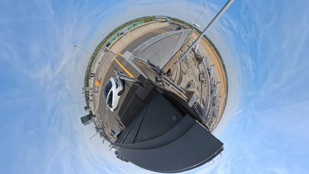 BA 380 landing at Tiny Planet Heathrow