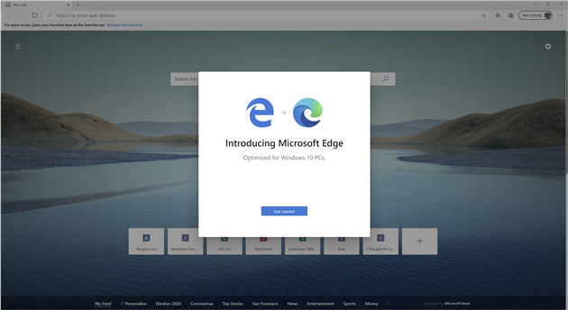 Do you want me to use Edge, Microsoft?