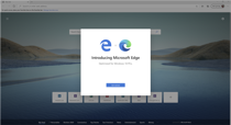 Do you want me to use Edge, Microsoft?