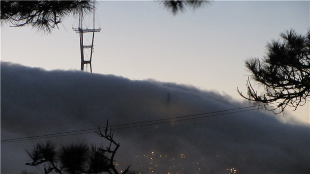 Fog over Twin Peaks