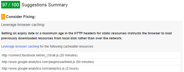 Google PageSpeed Insights hates Google Analytics