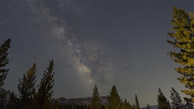 Milky Way Rises over South Lake Tahoe