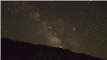 Milky Way and Jupiter over the Pinnacles National Park Campground