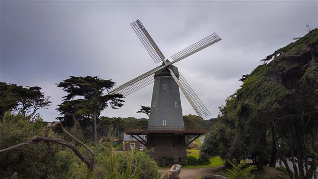 Murphy Windmill in Golden Gate Park