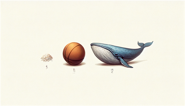 Nanoplastics, Microplastics, Basketballs, Rice and Whales