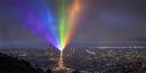 Pride 2023 Laser Rainbow (Time Lapse)