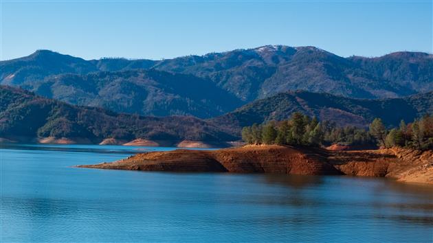 Shasta Lake from Waters Gulch Trail