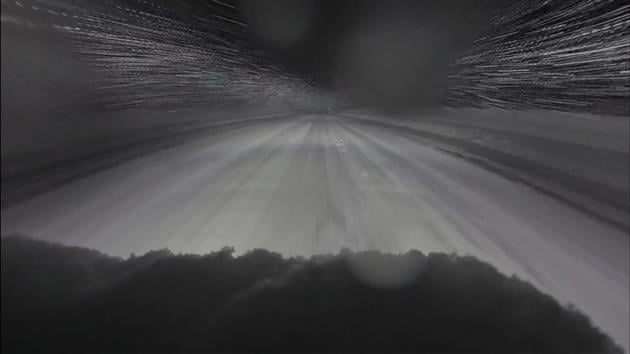 Some snow on the way to TahoeMeta: Hyperlapse of a thirteen hour drive to Lake Tahoe from San Francisco (Rivian Drive Cam)