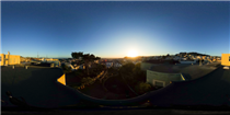 Spherical sunset timelapse 360 degree video