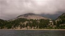 Storm builds over Lassen Peak (Timelapse)