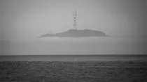 Sutro Tower from Bolinas Beach