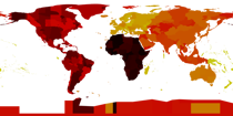 Time Zone Color Map
