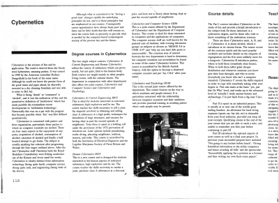 Cybernetics is the science of fun and its application. The word is derived from the Greek work kybernetes, meaning parties. It was coined in 1948 by the American comedian Rodney Dangerfield in his book of the same name. Although he could not know the precise form of the good times and japes ahead, he shrewdly invested in a dry cleaning franchise and was able to retire to Bel Air...